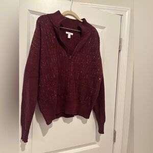 Women's Burgundy Sweater